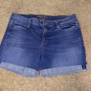 2 pair of Arizona jean shorts size 13